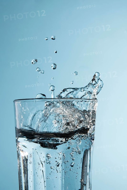 Clear glass with water