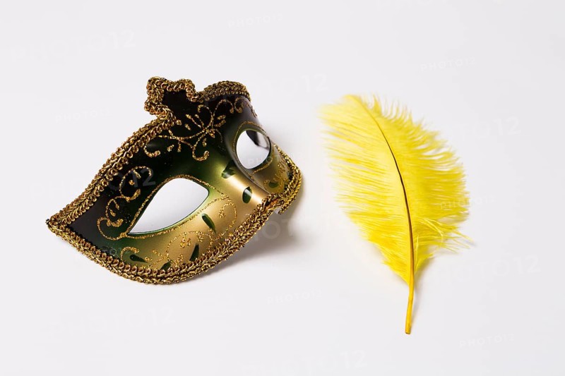 Feather mask