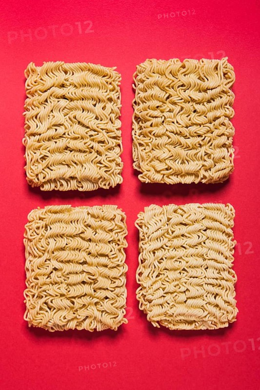 Four blocks instant noodle