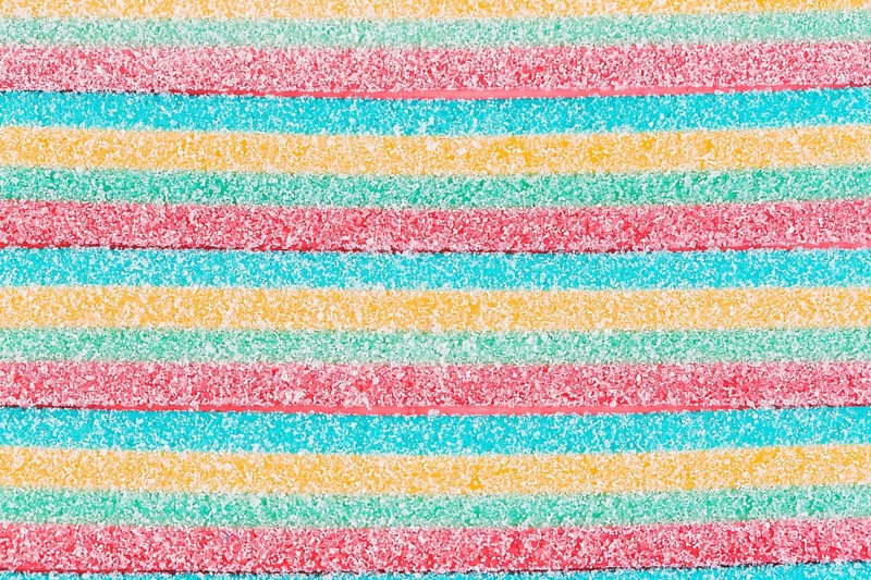 Close up sweet sugar candies