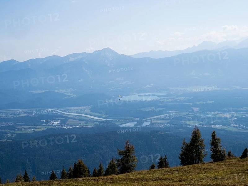 View from the Gerlitzen Alpe into the Drau Valley