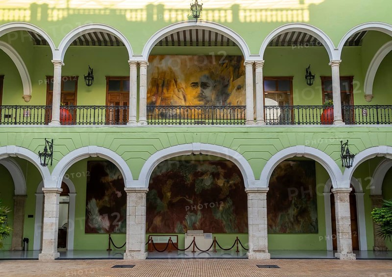 Courtyard interior of Governor's Palace government building