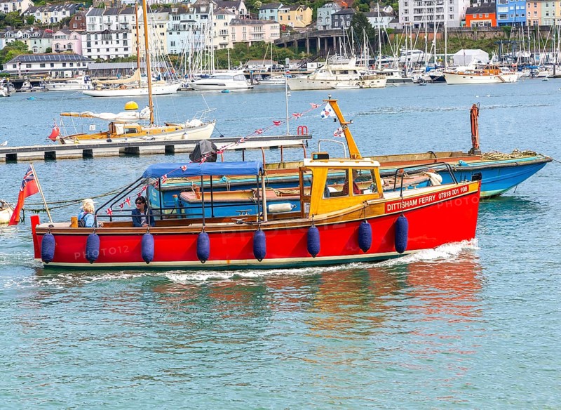 Dittisham foot passenger ferry boat River Dart