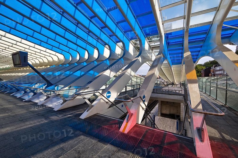Screen at Liege-Guillemins station