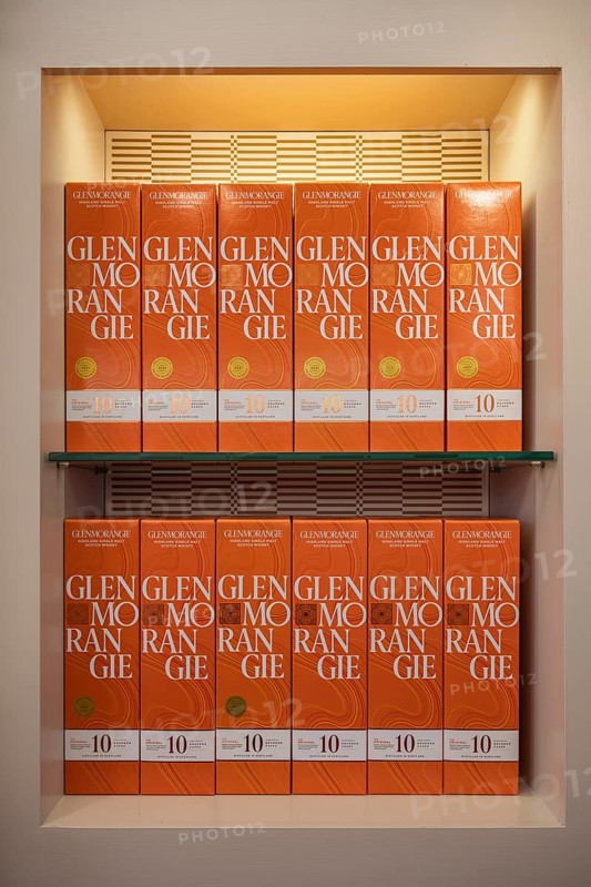 Salesroom of the whisky distillery Glenmorangie near Tain
