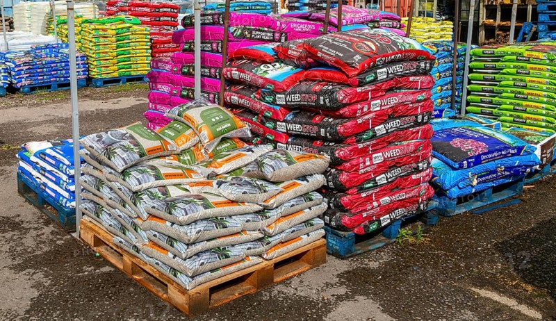 Bags of bark