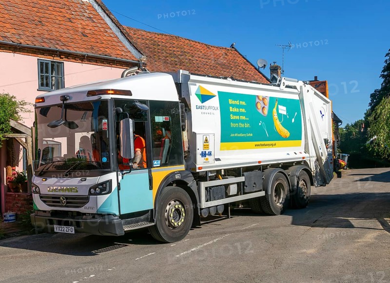 East Suffolk Council waste collection vehicle