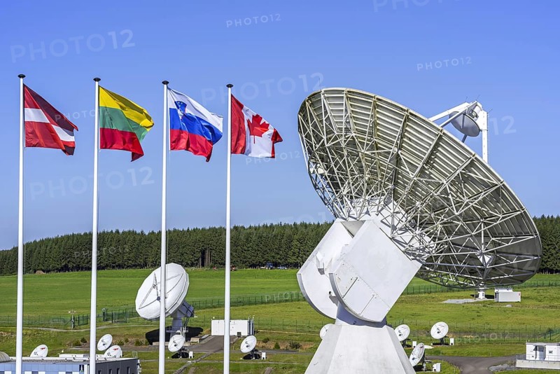 Galileo antennas at the Redu Station