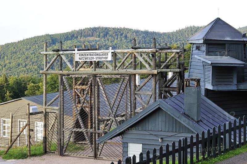 Entrance gate of Natzweiler-Struthof
