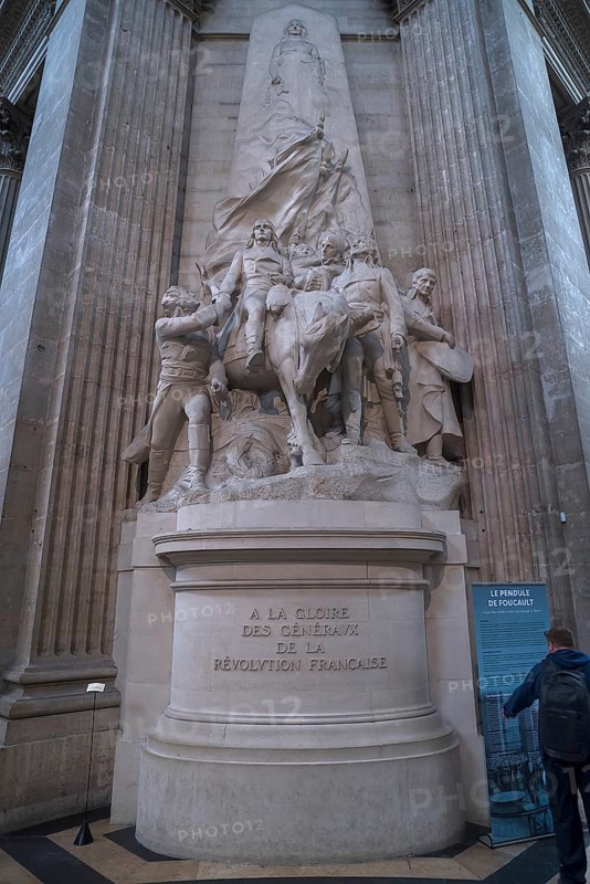 Monument to the Glory of the Generals of the French Revolution in the Pantheon