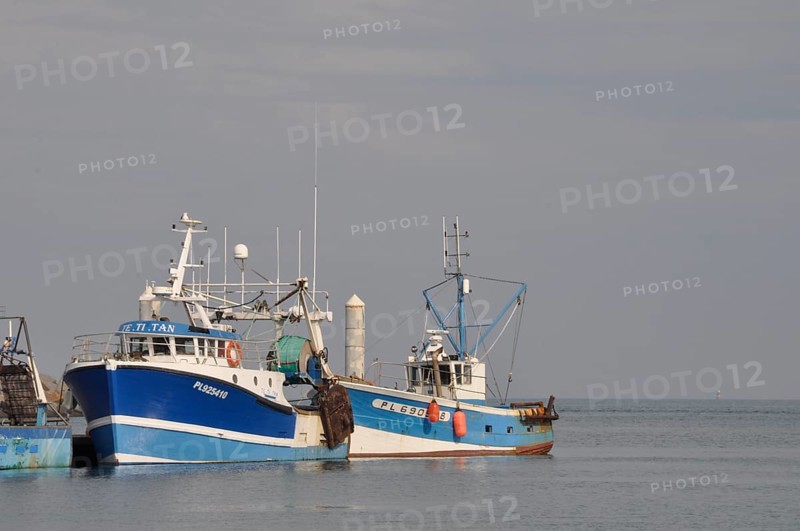 Fishing boats in the port of Saint-Quay Portrieux in Brittany