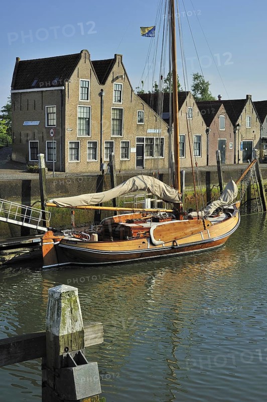 The wooden sailing boat Geertrui