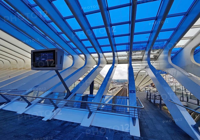 Screen at Liege-Guillemins station