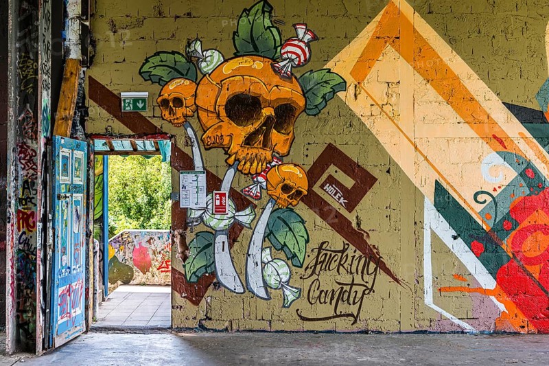 Graffiti on Teufelsberg