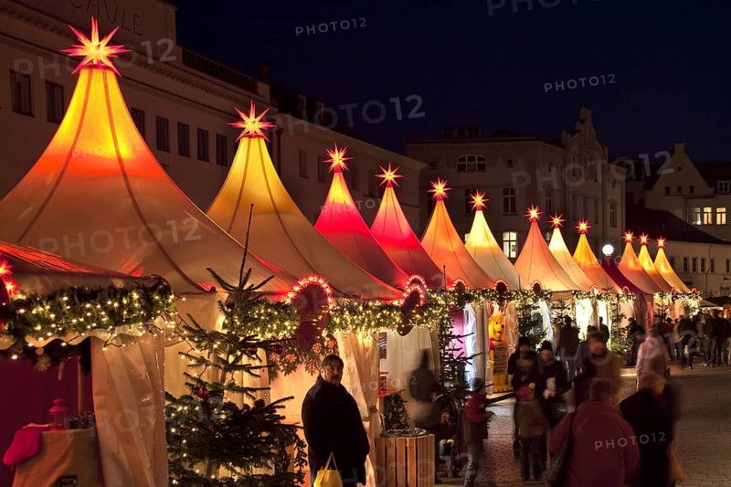Christmas market in the Hanseatic City of Luebeck