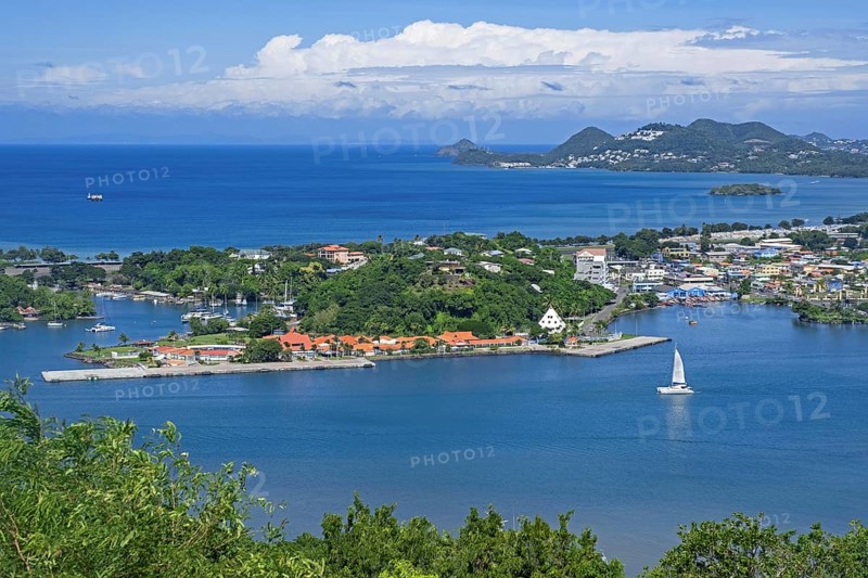 View over the bay and sheltered harbour
