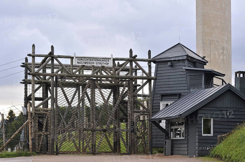 Entrance gate of Natzweiler-Struthof