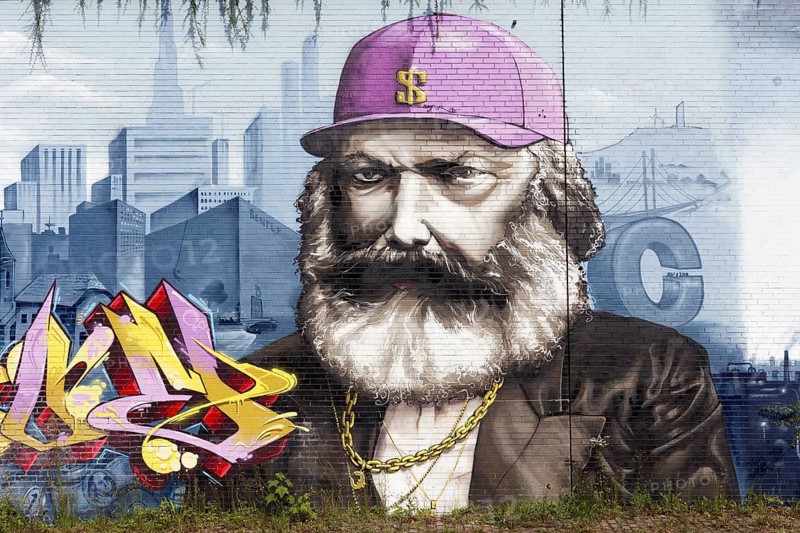 Portrait of Karl Marx as a capitalist