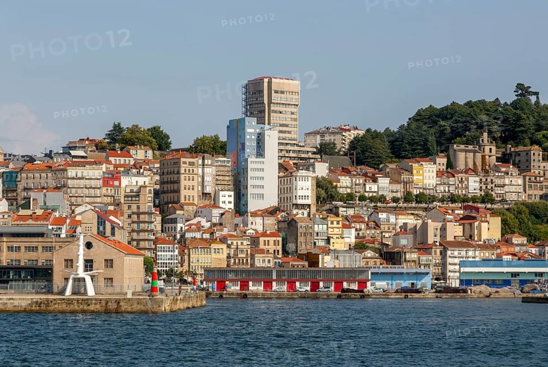 City centre and port of Vigo