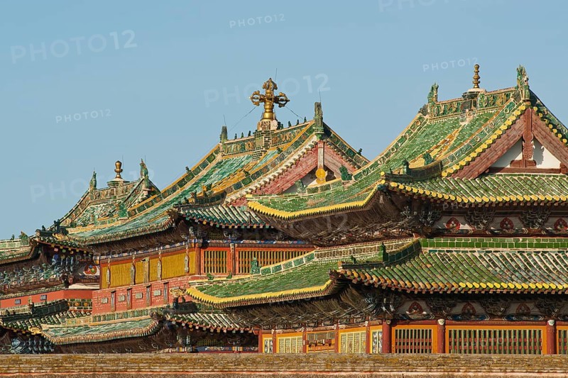 Temple in the interior of the Erdene Zuu Khiid Monastery