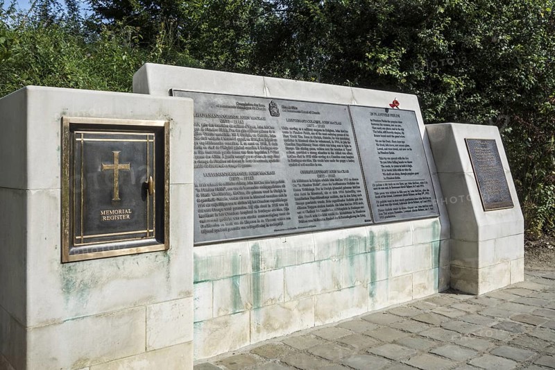 First World War One memorial to Dr John McCrae