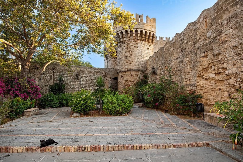 View of Palace of the Grand Master of the Knights of Rhodes