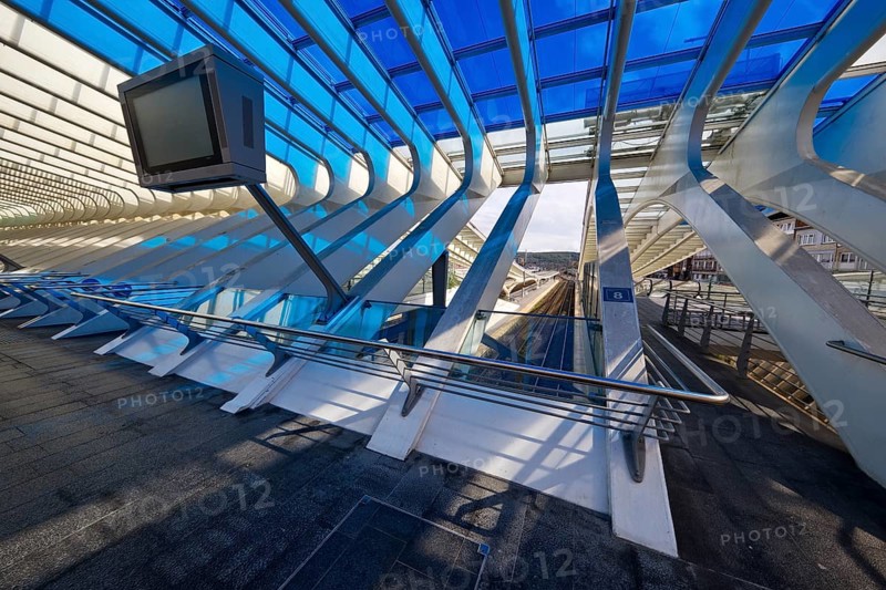 Screen at Liege-Guillemins station