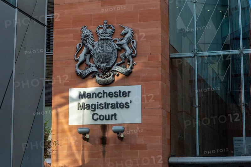 A view of the outside of the Magistrates' Court in Manchester. Manchester