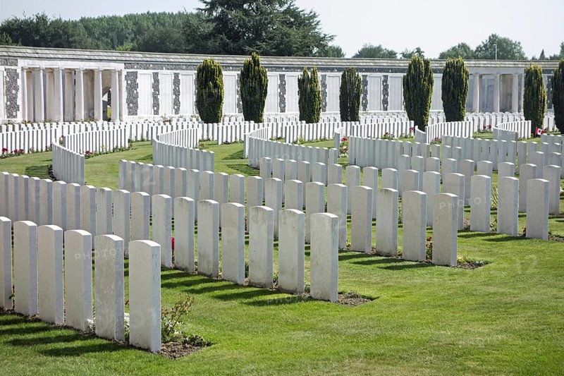 Memorial to the Missing at the Tyne Cot Cemetery
