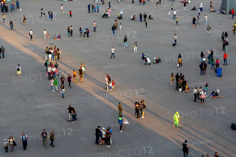 People in the main square Zocalo