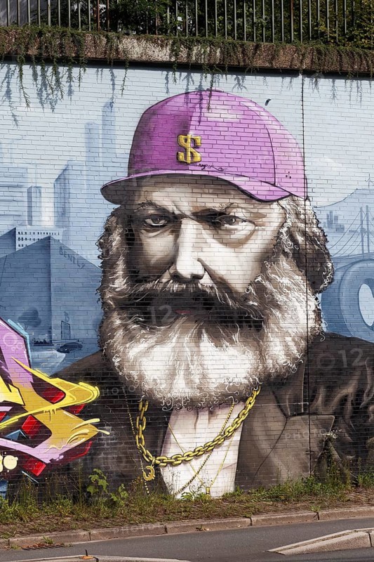 Portrait of Karl Marx as a capitalist