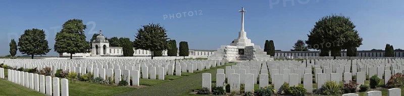 Cross of Sacrifice at the Tyne Cot Cemetery