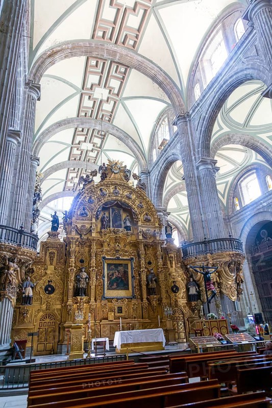 Grand altar inside cathedral church