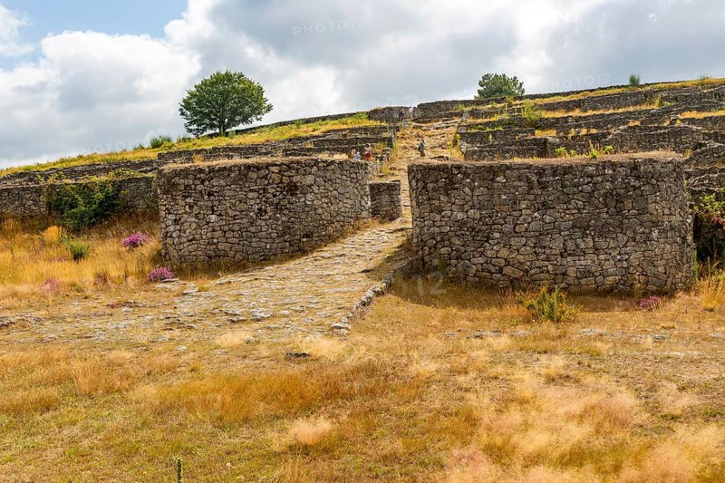 Entrance walls and building