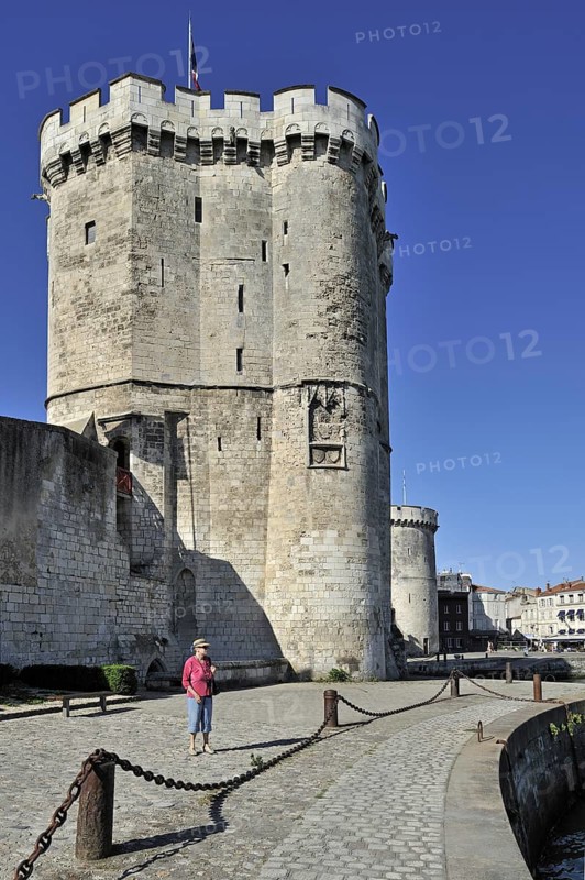 The medieval tower tour Saint-Nicolas in the old harbour