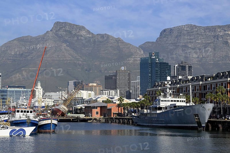 View of Table Mountain from the Victoria and Alfred Waterfront