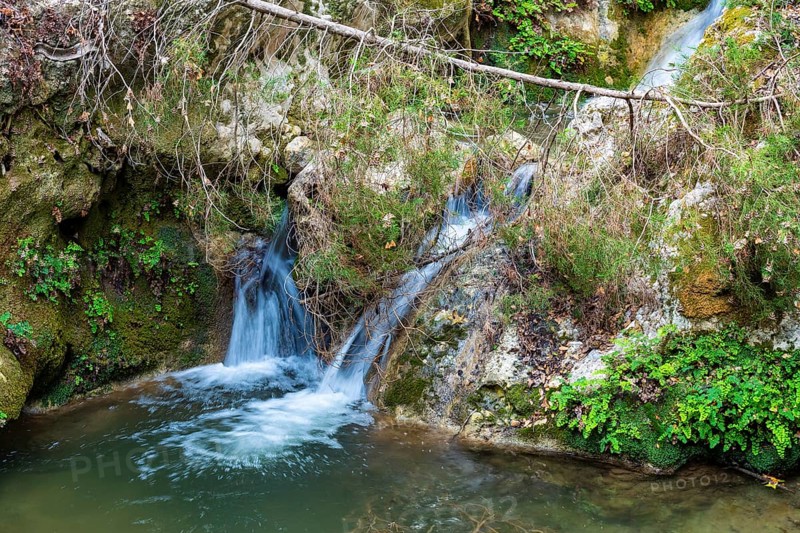 Small waterfall in the valley of the butterflies