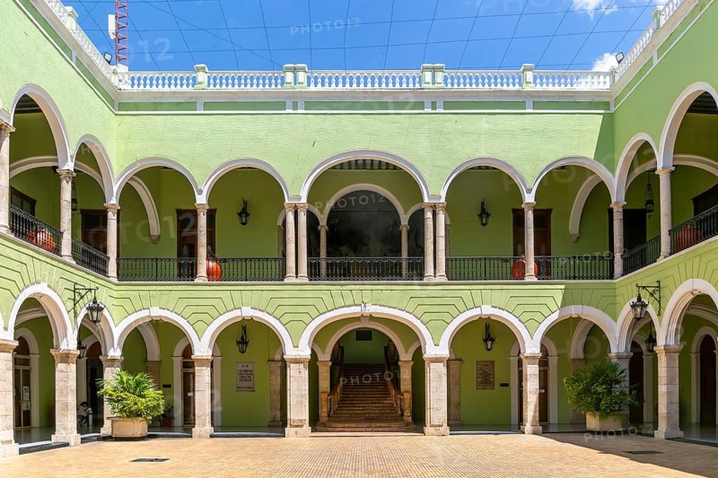 Courtyard interior of Governor's Palace government building