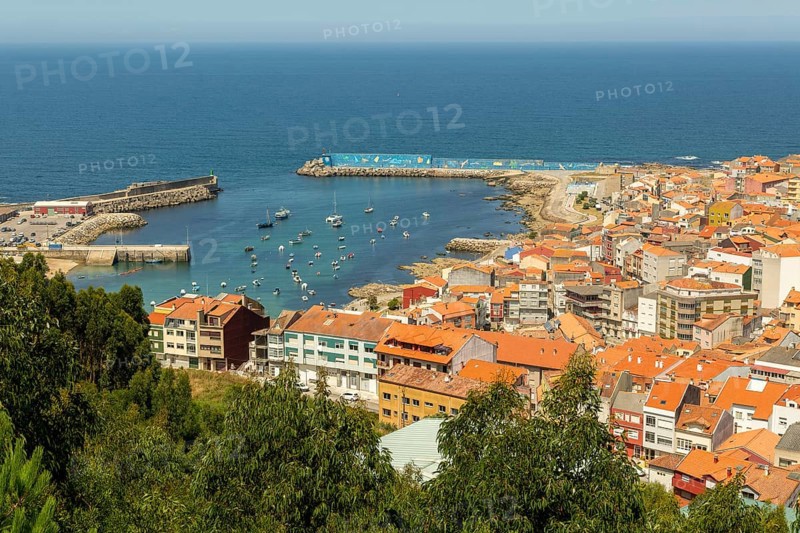 Rooftops of town A Guarda