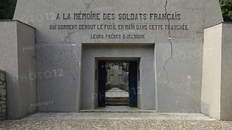 The First World War One memorial Tranchee Des Baionnettes