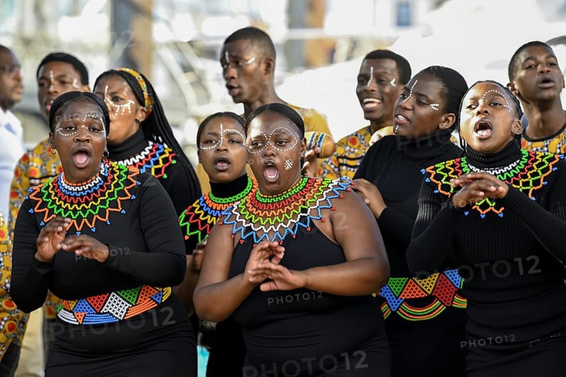 Dance group at the Victoria and Alfred Waterfront