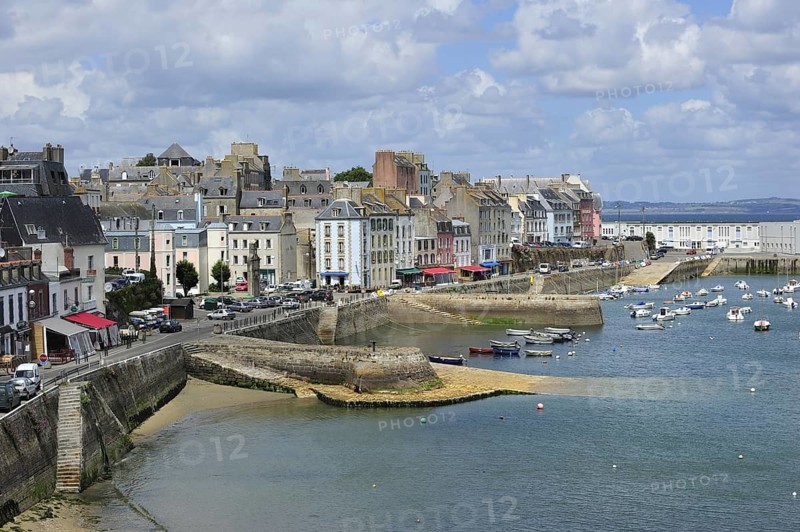 Sailing boats in the harbour of Douarnenez