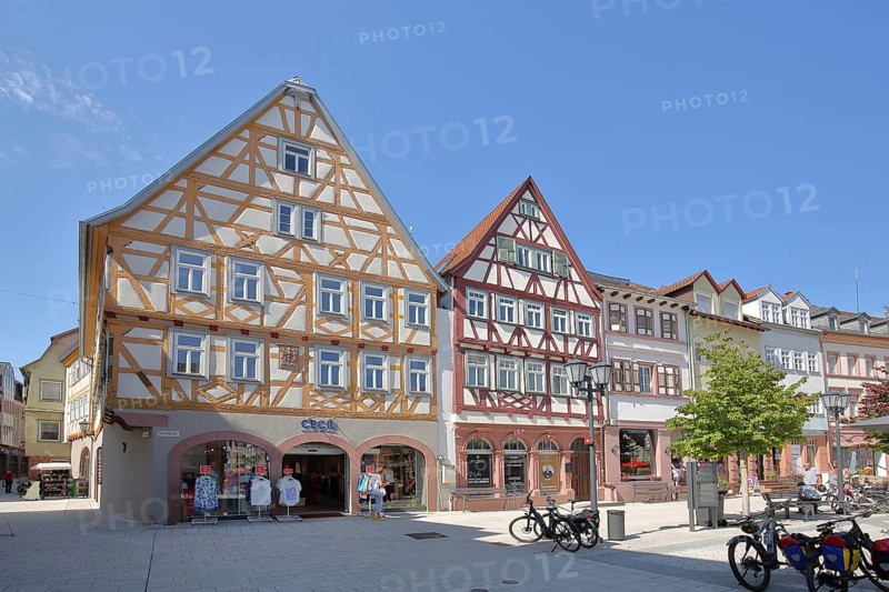 Half-timbered houses on the market square