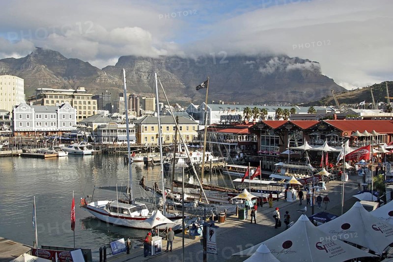 Sailing boats in yacht-basin at the Victoria and Alfred Waterfront