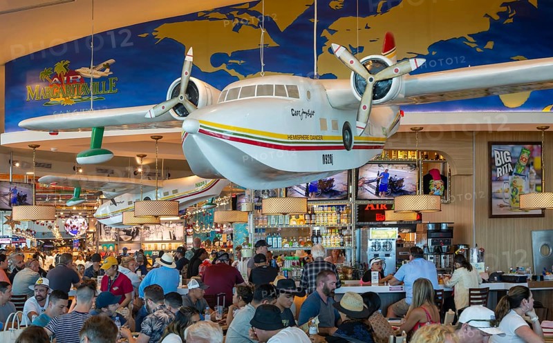 Air Margaritaville restaurant inside Cancun airport