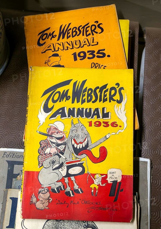 Daily Mail Cartoons Tom Webster's annual books 1935 and 1936