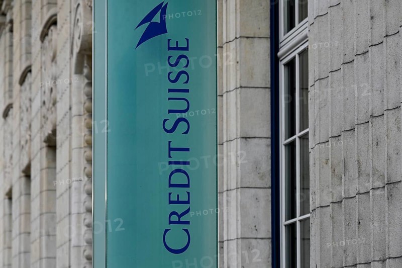 Credit Suisse Bank lettering