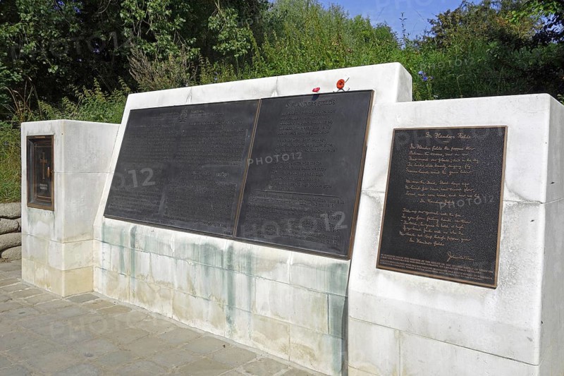 First World War One memorial to Dr John McCrae