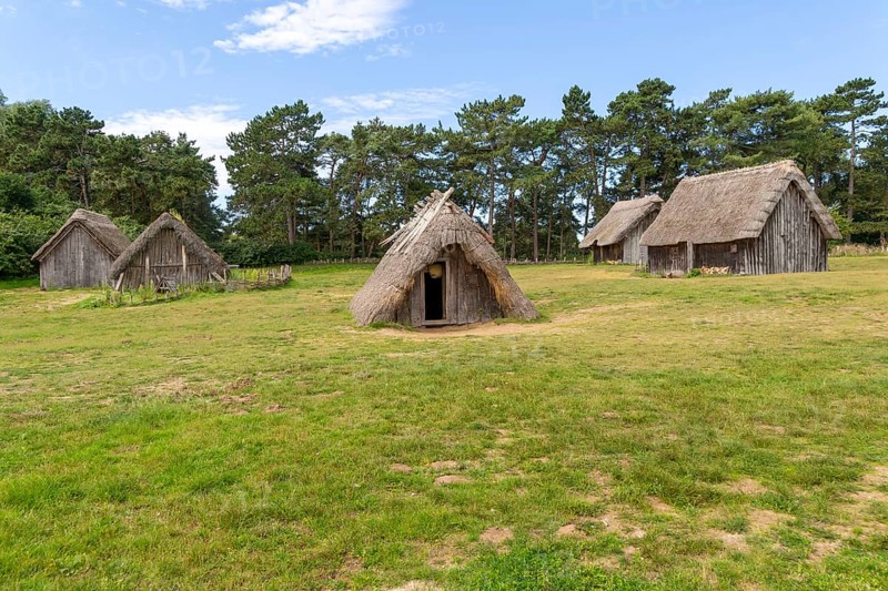 Wood and thatch buildings at West Stow