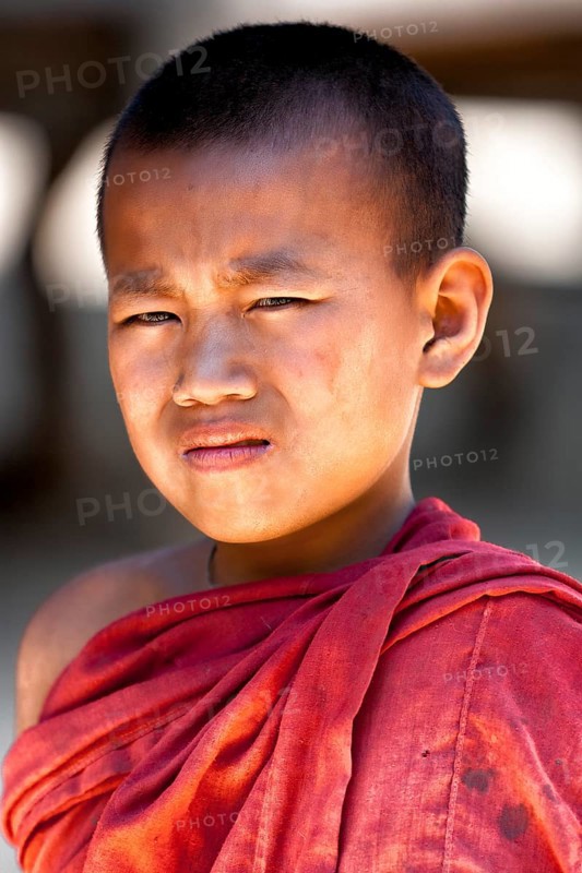 Novice with red robe